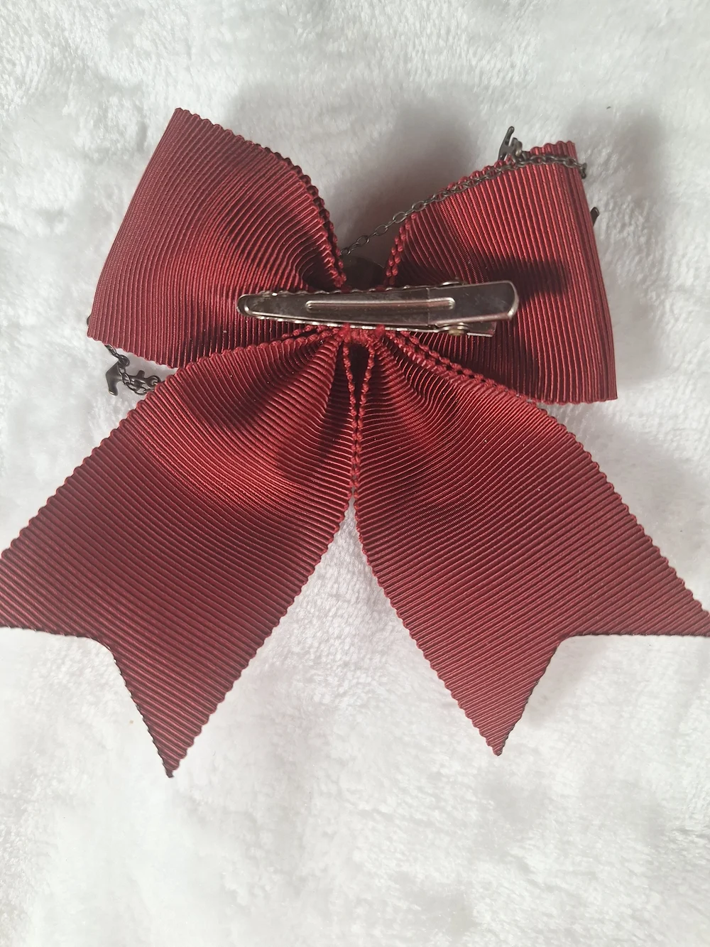 Innocent World Burgundy Anchor Chain Hair Clip | Classic Lolita 🎀⚓